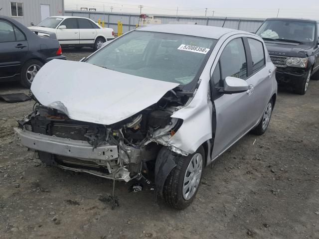 VNKKTUD38GA067713 - 2016 TOYOTA YARIS L SILVER photo 2