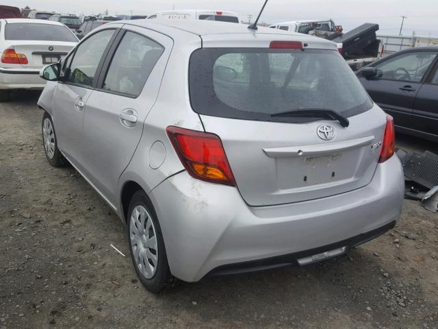 VNKKTUD38GA067713 - 2016 TOYOTA YARIS L SILVER photo 3