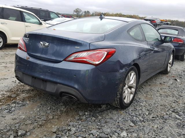 KMHHU6KJ7DU083095 - 2013 HYUNDAI GENESIS CO BLUE photo 4