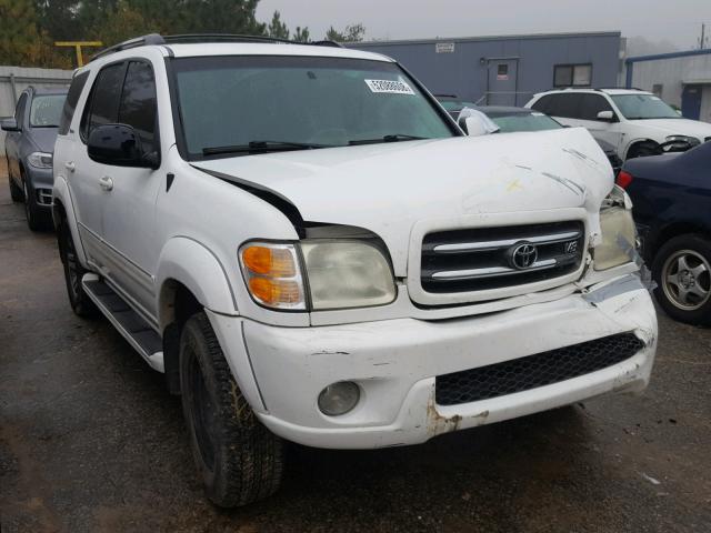 5TDZT38A93S171795 - 2003 TOYOTA SEQUOIA LI WHITE photo 1