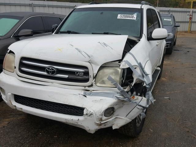 5TDZT38A93S171795 - 2003 TOYOTA SEQUOIA LI WHITE photo 2