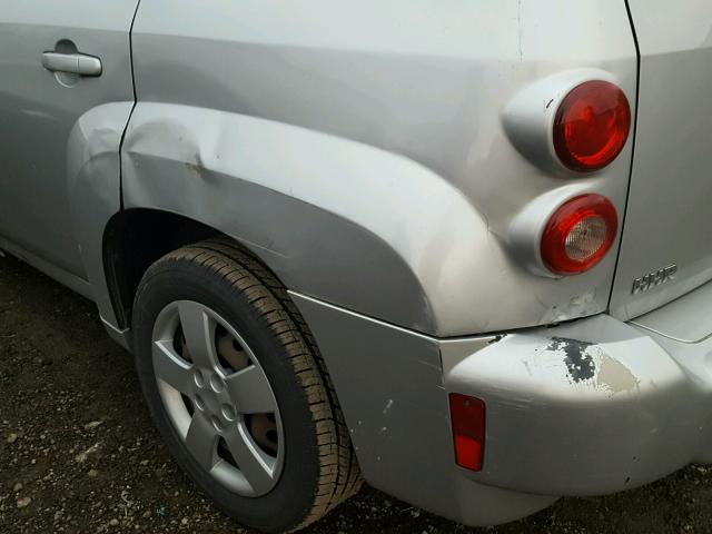 3GNCA13B79S578218 - 2009 CHEVROLET HHR LS Plata foto 9
