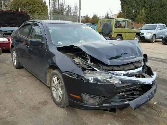 3FAHP0GA2AR336169 - 2010 FORD FUSION S BLACK photo 1