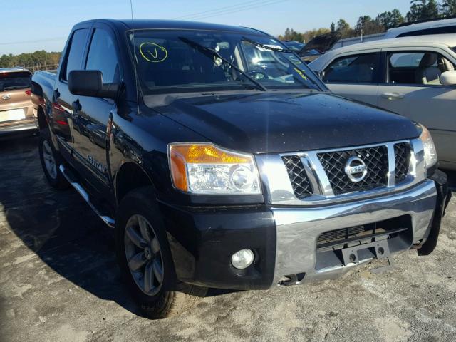 1N6AA0EC7BN304031 - 2011 NISSAN TITAN S BLACK photo 1