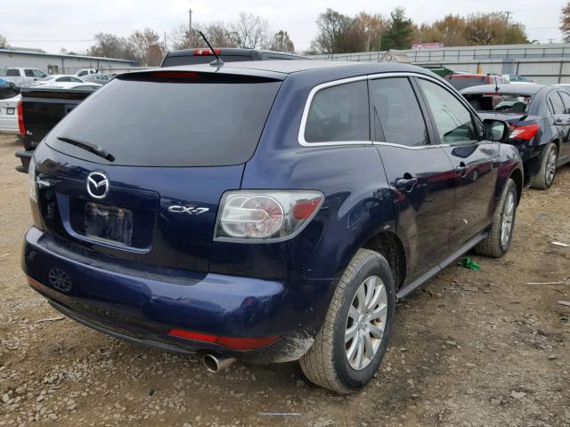 JM3ER2B5XC0412356 - 2012 MAZDA CX-7 BLUE photo 4