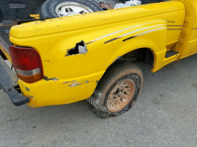 1FTCR15XXTPA28544 - 1996 FORD RANGER SUP YELLOW photo 9