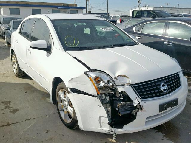 3N1AB61E08L673271 - 2008 NISSAN SENTRA 2.0 WHITE photo 1