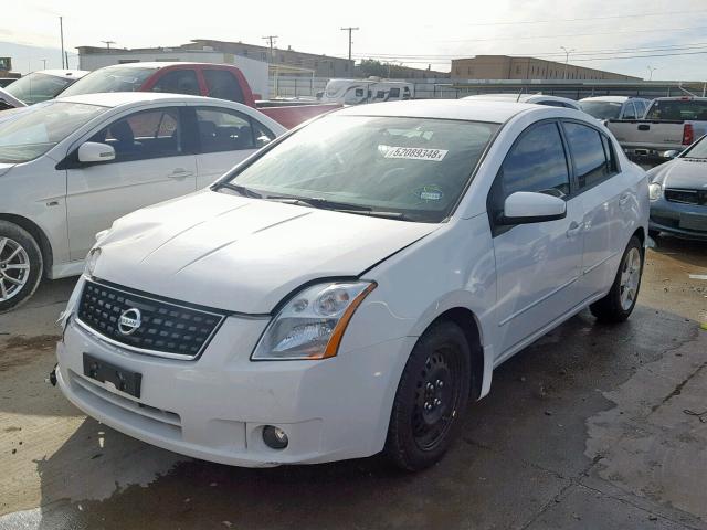 3N1AB61E08L673271 - 2008 NISSAN SENTRA 2.0 WHITE photo 2