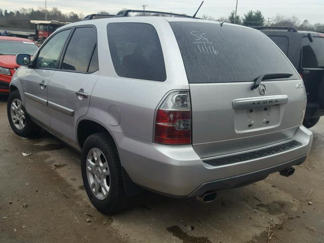 2HNYD18894H510723 - 2004 ACURA MDX TOURIN SILVER photo 3