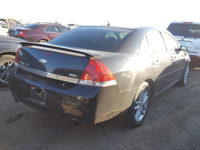 2G1WU583581251826 - 2008 CHEVROLET IMPALA LTZ BLACK photo 4