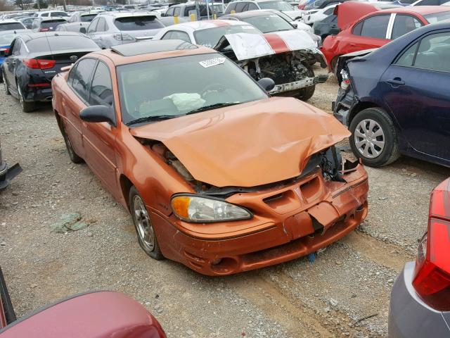 1G2NW52E14M651991 - 2004 PONTIAC GRAND AM G ORANGE photo 1