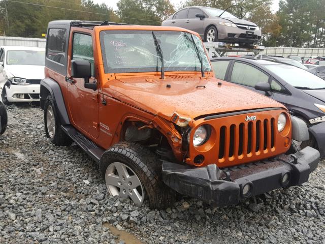 1J4AA2D12BL508871 - 2011 JEEP WRANGLER S ORANGE photo 1