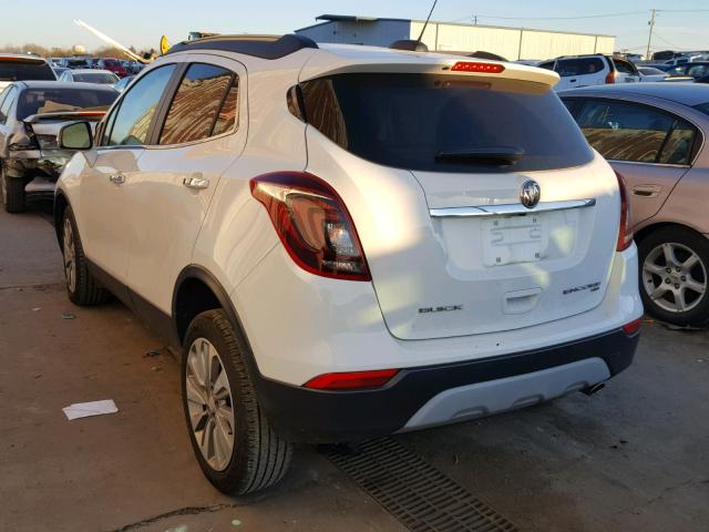 KL4CJESB6HB179029 - 2017 BUICK ENCORE PRE WHITE photo 3