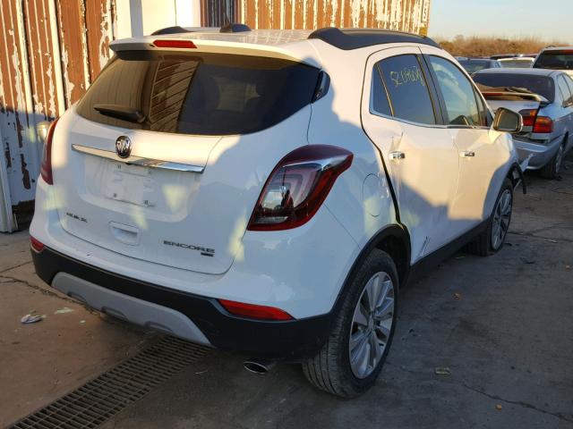 KL4CJESB6HB179029 - 2017 BUICK ENCORE PRE WHITE photo 4