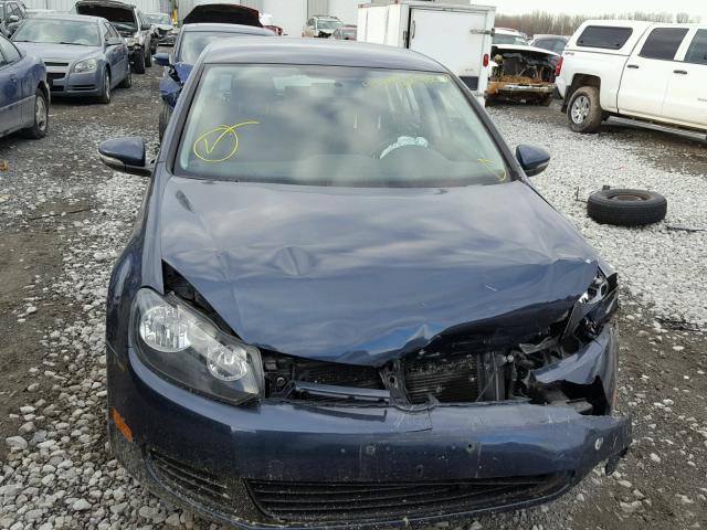 WVWDB7AJ6DW139287 - 2013 VOLKSWAGEN GOLF 蓝色 照片 9