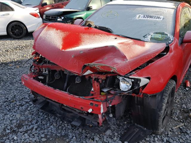 JTKDE177650051644 - 2005 TOYOTA SCION TC Qırmızı foto 9