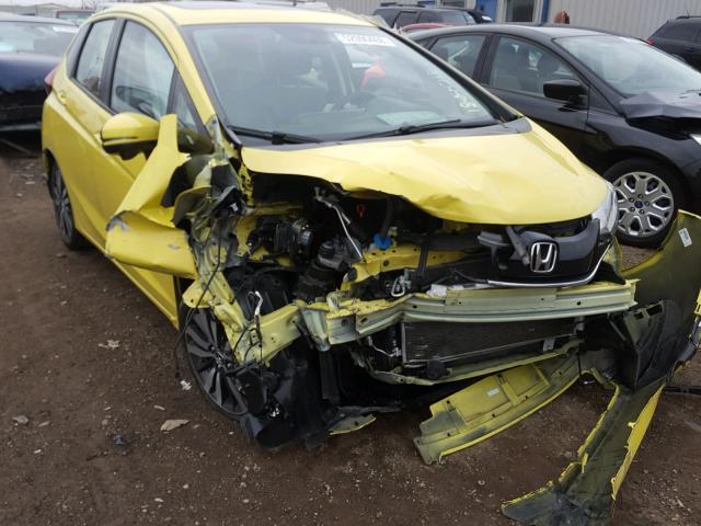 JHMGK5H88HS008782 - 2017 HONDA FIT EX YELLOW photo 1