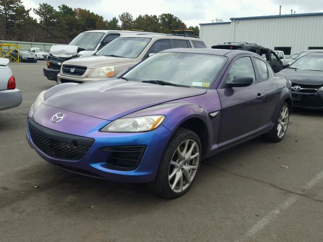 JM1FE1S47B0405101 - 2011 MAZDA RX8 PURPLE photo 2