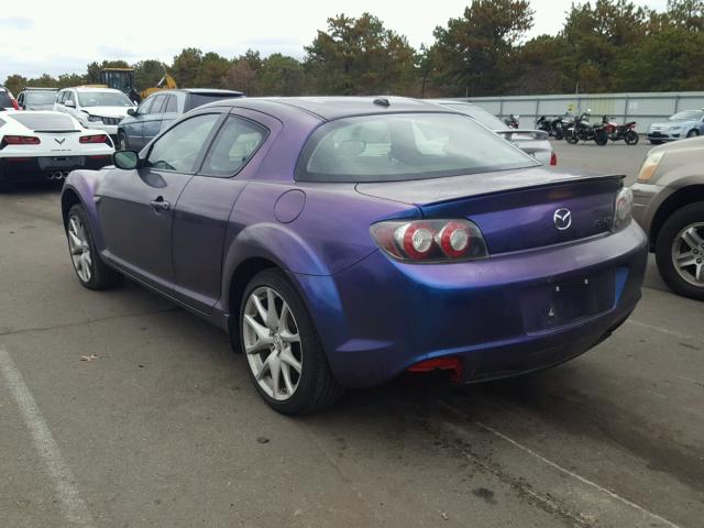 JM1FE1S47B0405101 - 2011 MAZDA RX8 PURPLE photo 3