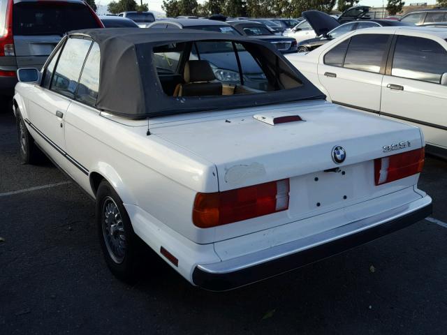 WBABB2305K8862450 - 1989 BMW 325 I AUTO WHITE photo 3