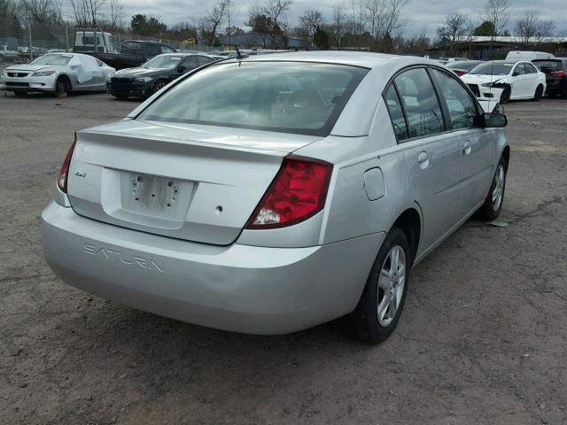 1G8AJ55FX7Z145834 - 2007 SATURN ION LEVEL SILVER photo 4