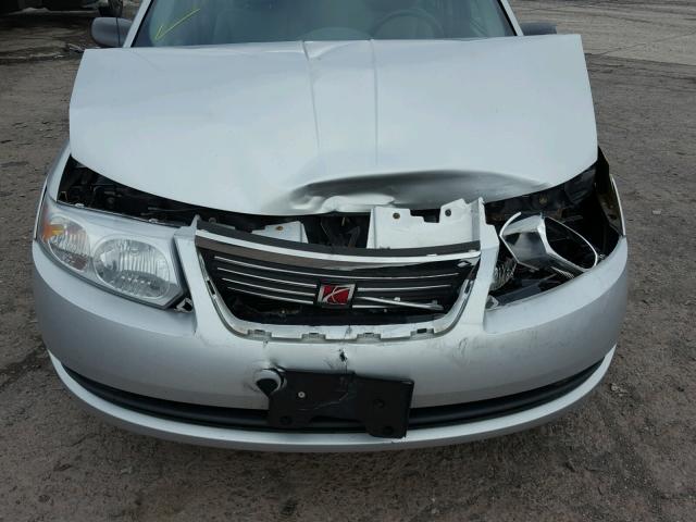 1G8AJ55FX7Z145834 - 2007 SATURN ION LEVEL SILVER photo 9