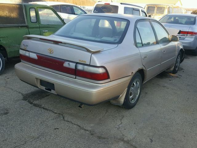 1NXBB02E1VZ516388 - 1997 TOYOTA COROLLA DX BEIGE photo 4