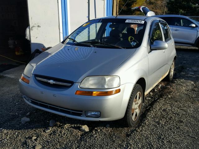 KL1TD69646B650787 - 2006 CHEVROLET AVEO BASE Ақ фото 2