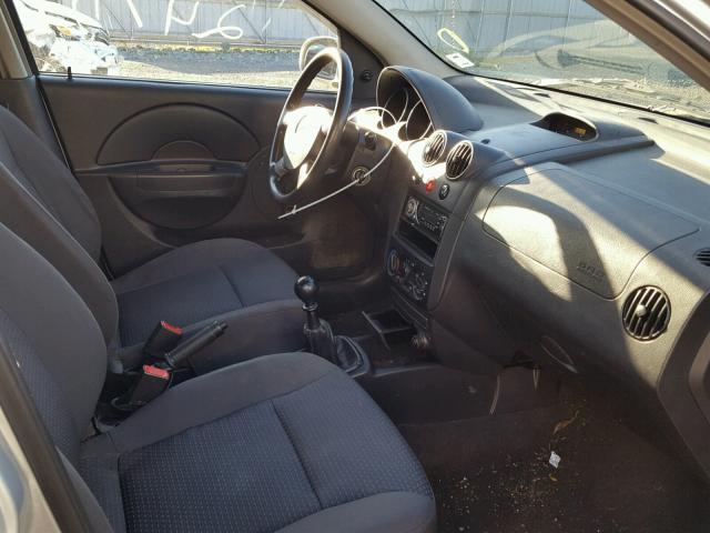 KL1TD69646B650787 - 2006 CHEVROLET AVEO BASE Ақ фото 5