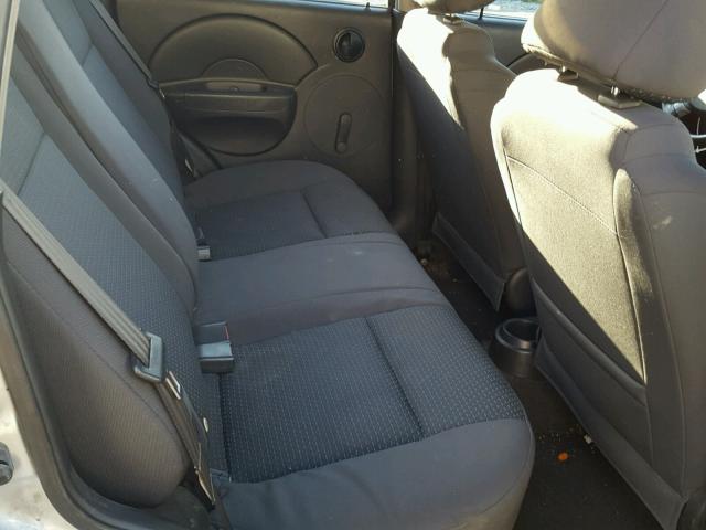 KL1TD69646B650787 - 2006 CHEVROLET AVEO BASE Ақ фото 6