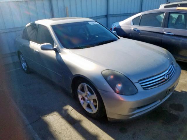 JNKCV51E74M103239 - 2004 INFINITI G35 SILVER photo 1