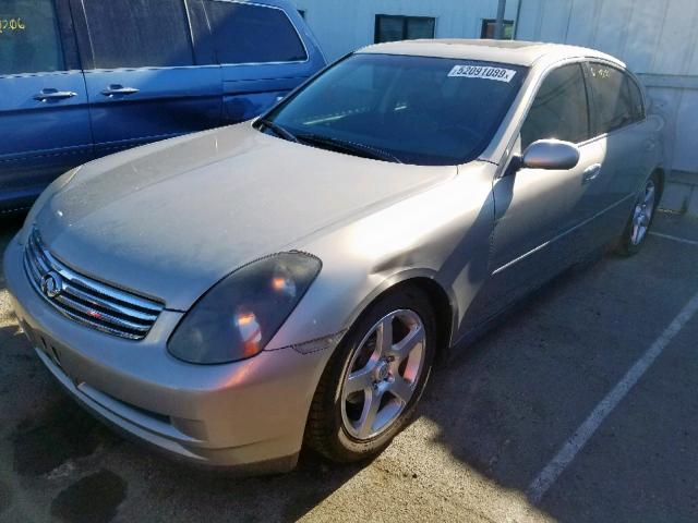 JNKCV51E74M103239 - 2004 INFINITI G35 SILVER photo 2