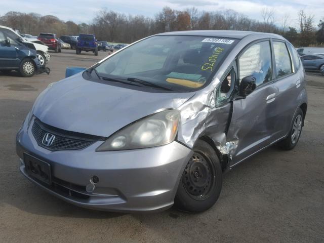 JHMGE8H23AC034761 - 2010 HONDA FIT GRAY photo 2