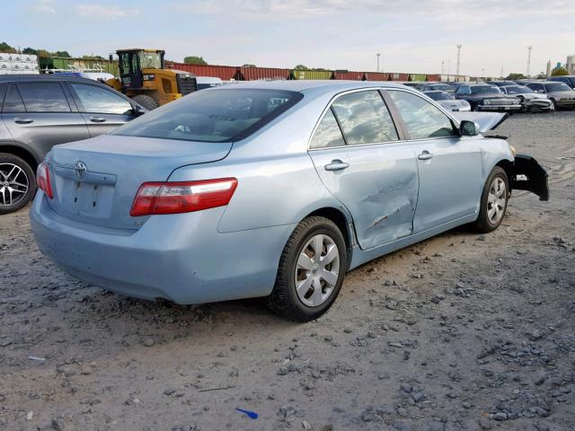 4T4BE46K38R030867 - 2008 TOYOTA CAMRY CE BLUE photo 4