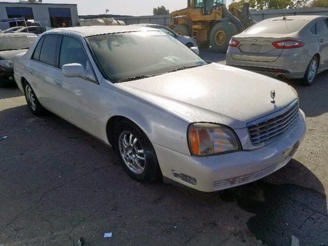 1G6KD54Y21U250606 - 2001 CADILLAC DEVILLE BEIGE photo 1