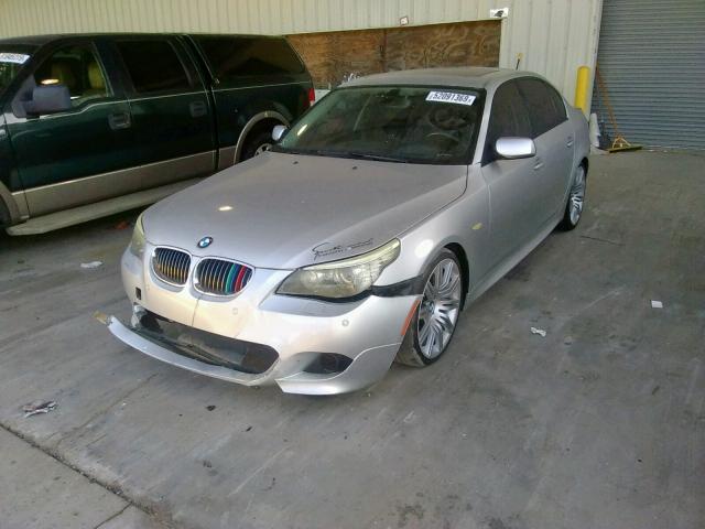 WBANW53599CT55797 - 2009 BMW 550 I SILVER photo 2