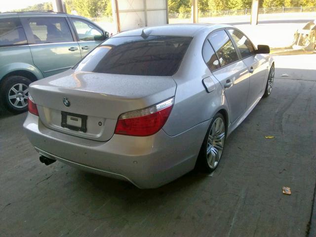 WBANW53599CT55797 - 2009 BMW 550 I SILVER photo 4