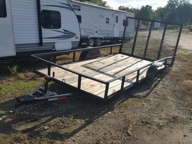 55JBU1211JT000829 - 2018 UTILITY TRAILER BLACK photo 2