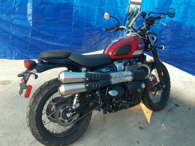 SMTD44GN9JT853674 - 2018 TRIUMPH MOTORCYCLE STREET SCR RED photo 4