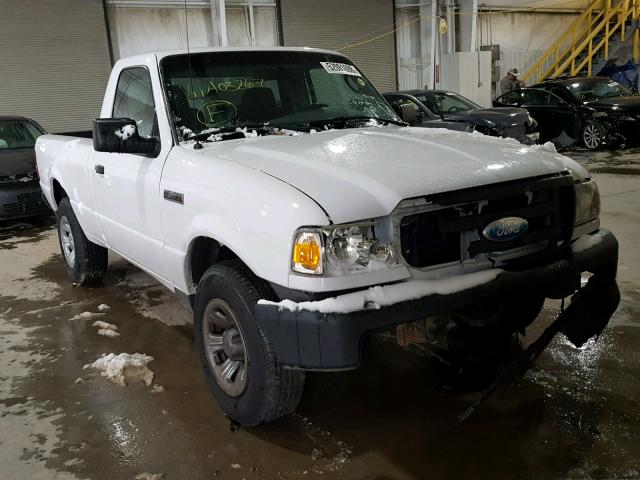 1FTYR10D19PA03267 - 2009 FORD RANGER WHITE photo 1