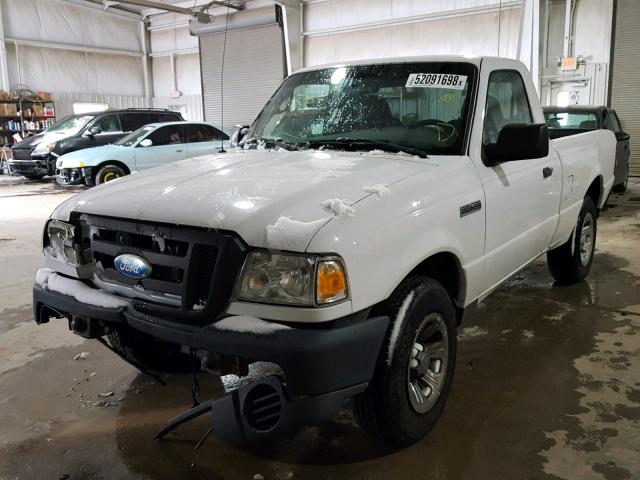 1FTYR10D19PA03267 - 2009 FORD RANGER WHITE photo 2