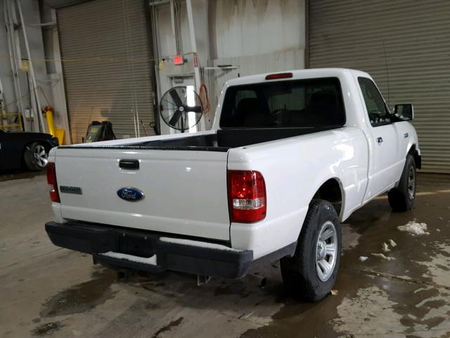 1FTYR10D19PA03267 - 2009 FORD RANGER WHITE photo 4