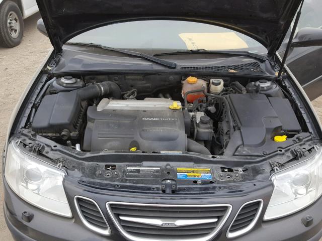 YS3FD79Y376101842 - 2007 SAAB 9-3 2.0T BLACK photo 7