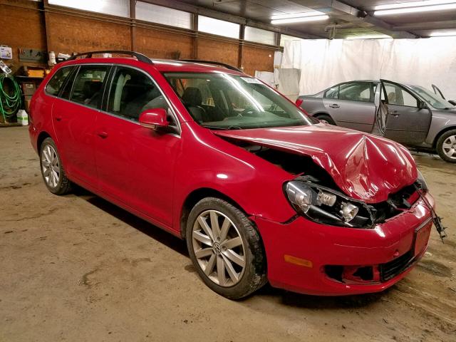 3VWML7AJ8BM607642 - 2011 VOLKSWAGEN JETTA TDI RED photo 1