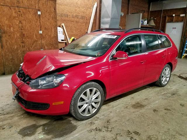 3VWML7AJ8BM607642 - 2011 VOLKSWAGEN JETTA TDI RED photo 2