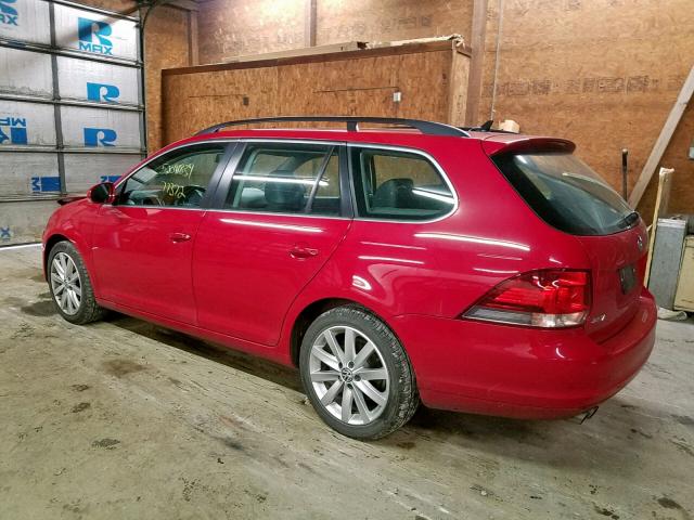 3VWML7AJ8BM607642 - 2011 VOLKSWAGEN JETTA TDI RED photo 3