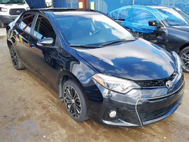 5YFBURHEXFP344760 - 2015 TOYOTA COROLLA L BLACK photo 1