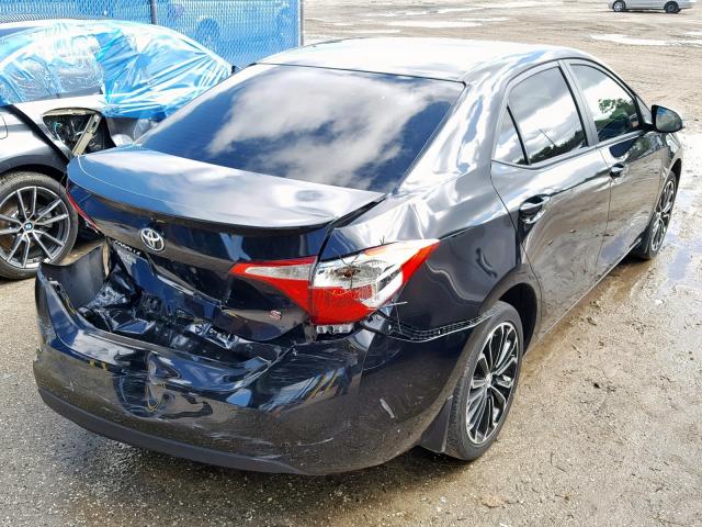 5YFBURHEXFP344760 - 2015 TOYOTA COROLLA L BLACK photo 4