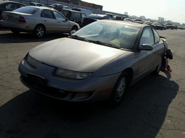 1G8ZH1274VZ326235 - 1997 SATURN SC2 GRAY photo 2