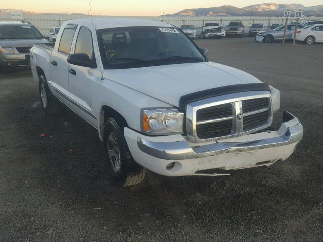 1D7HW58N16S710784 - 2006 DODGE DAKOTA QUA WHITE photo 1